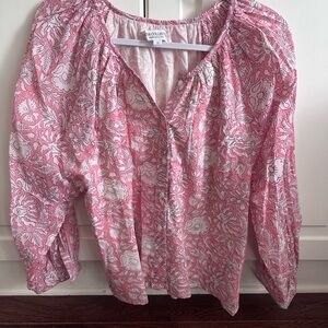Emerson Fry Pink Floral Women's Top